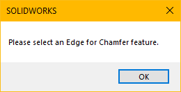 message to use for edge selection